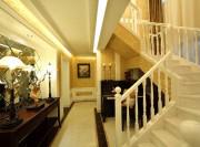 清新新古典風(fēng)格150平米別墅客廳樓梯裝修效果圖